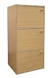 Ore International 3-Level Bookshelf with Doors