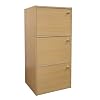 Ore International 3-Level Bookshelf with Doors