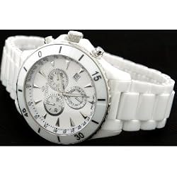 Oniss Paris ON621-M White Swiss Chronograph Men's Watch