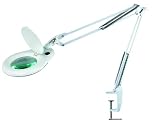 Eclipse 902-109 Magnifier Workbench Lamp - White..with Bench Clamp