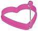 Heart Shaped Pink Silicone Egg Ring