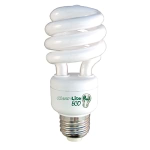 Clear-Lite 106539 ECO 13-Watt (60-Watt Equivalent) Natural Soft CFL Bulb, 1 Pack, White by 