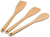 from A di Alessi A di Alessi Pots&Pans Kitchen Spoons, Beech Wood, Set of 3, (AJM27SET) (Model AJM27SET)