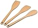 A di Alessi Pots&Pans Kitchen Spoons, Beech Wood, Set of 3, (AJM27SET)
