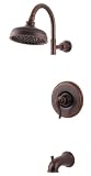 Price Pfister 808-YP0U Ashfield Tub and Shower Faucet, Rustic Bronze