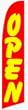 Open Swooper Feather Flag Red