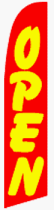 Open Swooper Feather Flag Red