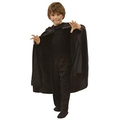 Kinder Kostüm Vampir Dracula Schwarzer Umhang Halloween