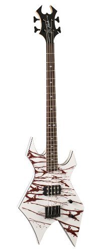 B.C. Rich RWBS 4-Strings Bass Guitar, Blood Splatter On Sale
