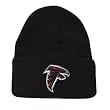 NFL CUFF BEANIE KNIT TOQUE HAT CAP ATLANTA FALCONS BLK