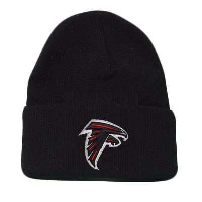 NFL CUFF BEANIE KNIT TOQUE HAT CAP ATLANTA FALCONS BLK