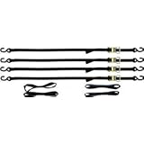 1 Ratchet Motorcycle Tie-down Strap Kit 