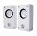 Electronics : A4Tech AU-100 2.0 Channel USB Speakers - White