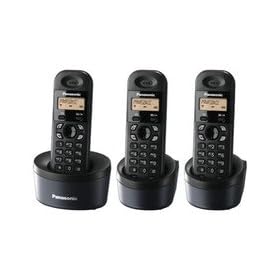 PANASONIC KXTG1313 Digital Cordless Telephone - Pack of 3 with 21 language