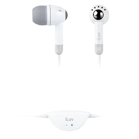iLuv i301WHT Lightweight Earphones for iPod (White)