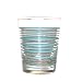 Fiesta Turquoise Stripe 14-ounce Glass Double Old Fashion