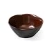 Ceramic Brown Bowl Off Kilter Bowl [Brown/Black - Small] -Fair Trade Gifts