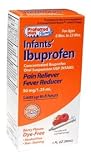 Ibuprofen Infants Pain Reliever Fever Reducer Drops, Berry Flavor, Dye Free - 1 Oz