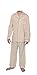 Ten West mens cotton long sleeve long leg pajamas set in solid colors