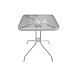 Produkt-Bild: Gartentisch Glastisch 60x60cm Silber
