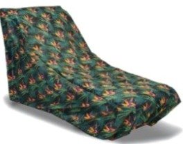 Two Dogs Designs, Chaise Cover, Bird of Paradise