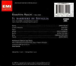Rossini: The Barber Of Seville with Maria Callas, Tito Gobbi, Alceo Galliera, Philharmonia Orchestra & Chorus under The Classical Store