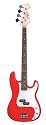 Johnny Brook Bass Guitar Red