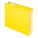 Pendaflex 4152X2YEL Hanging Box Bottom Folder, Yellow, Letter, 25 Per Box