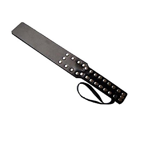 ePerfect® Adult Sex Toy Black Rivet Leather Hand Paddle Kinky