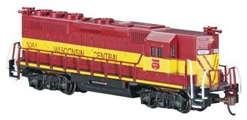 Bachmann Industries EMD GP50 - Wisconsin Central Locomotive with Operating Directional Headlights N Scale-image