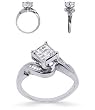 Glamarous .20 CTW Diamond Band 10 KT White Gold Ring