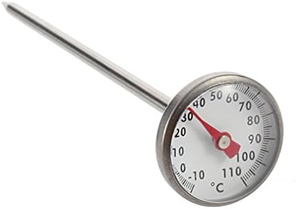 Easy Foodservice - Stainless Steel Instant Read Thermometer with Large Dial with Protective Plastic Sheath for Kitchen Cooking BBQ Meat Coffee Tea Water Foodservice Portable - Selected by MTOO