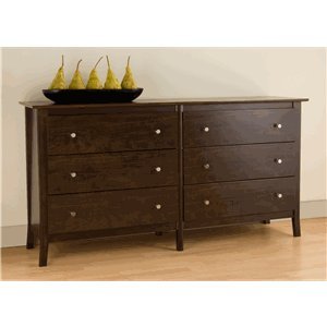 Manhattan 6-Drawer Dresser - Espresso
