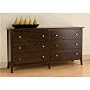 Manhattan 6-Drawer Dresser - Espresso