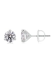 1.8 ct Solitaire Diamond Stud Earrings in Platinum