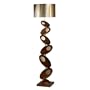 Nova Lighting 11579 Pimento Floor Lamp, Bronze And Rootbeer Aluminum Base, Bronze Aluminum Shade