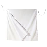 Fiumara Apparel Long 4 way Apron- White 32" Length by 30" Wide