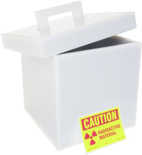 Bel-Art Scienceware 249600003 Box High Density Polyethylene Lead Lined Storage 10X10X10
