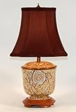 Small Tradtional Cream & Yellow Accent Table Lamp