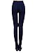 RomanticTaste Romastory Winter Warm Women Velvet Elastic Leggings Pants, Navy Blue, One Size