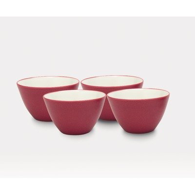 Noritake 4-Inch Colorwave Bowl, Raspberry, Set of 4 On Sale