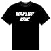 Worlds Best Agent Black T-shirt