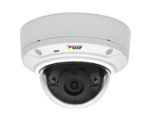 Axis 0535-001 Day and Night Outdoor-Ready Infrared Fixed Mini Dome Network Camera (White)
