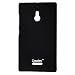 Casotec Ultra Slim Hard Shell Back Case Cover w/ Screen Protector for Nokia XL - Black RS.149.00