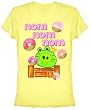 Angry Birds Donuts Womens Junior T-shirt