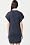 Fashion Show Short Sleeve Color block Polo Dress