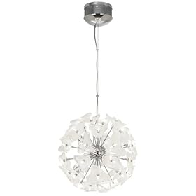 Possini Euro Design Undersea Glass 18 Wide Pendant Light