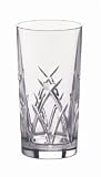 SET OF FOUR MYSTIQUE 24% CRYSTAL HIBALL GLASSES
