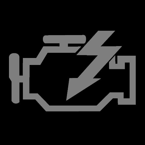 31F%2Bd3O80tL CHECK ENGINE LIGHT   5 SILVER   Vinyl Decal Sticker   NOTEBOOK, LAPTOP, WALL, WINDOW, CAR, TRUCK, MOTORCYCLE, ETC.