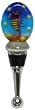 Individually Gift Boxed Bottle Stopper with Decorative Glass Seahorse Top Set of Two